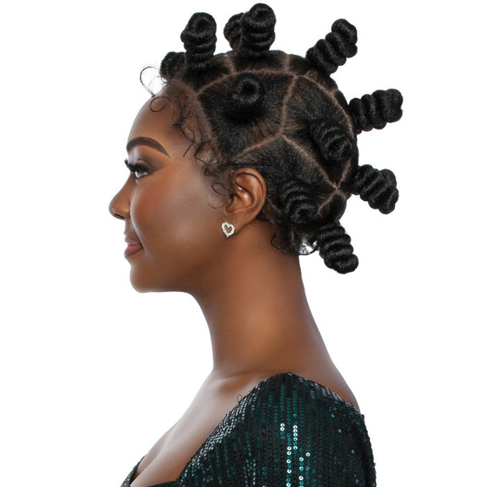 Mane Red Carpet Hand-Tied HD Pre-Styles Braided Full Lace Wig - RCFB201-ZULU BANTU KNOTS