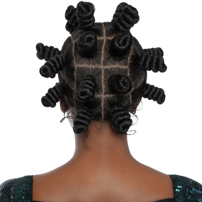 Mane Red Carpet Hand-Tied HD Pre-Styles Braided Full Lace Wig - RCFB201-ZULU BANTU KNOTS