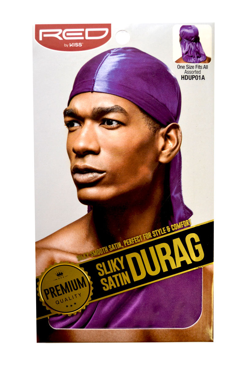 RED by Kiss MEN'S PREMIUM QUALITY SILKY SATIN DURAG