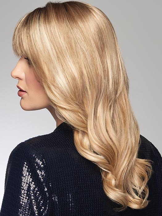 Chameleon | Synthetic Clip In Bangs/ Hair Topper (Mono Base)