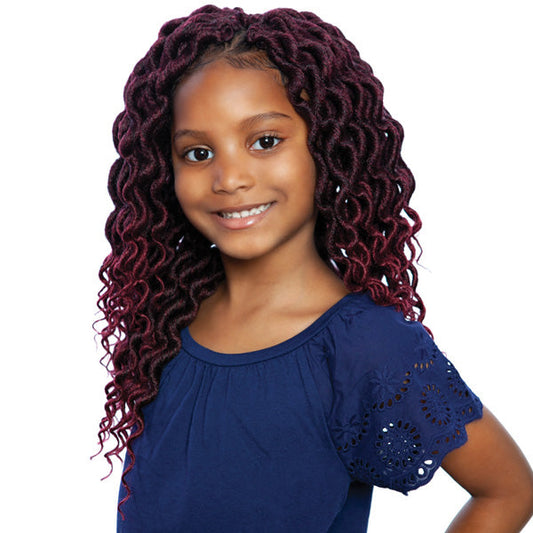 Mane Concept Afri Naptural Kids Locs Pre-Looped Crochet Braid - KLOC03 GIGI RIPPLE FAUX LOCS