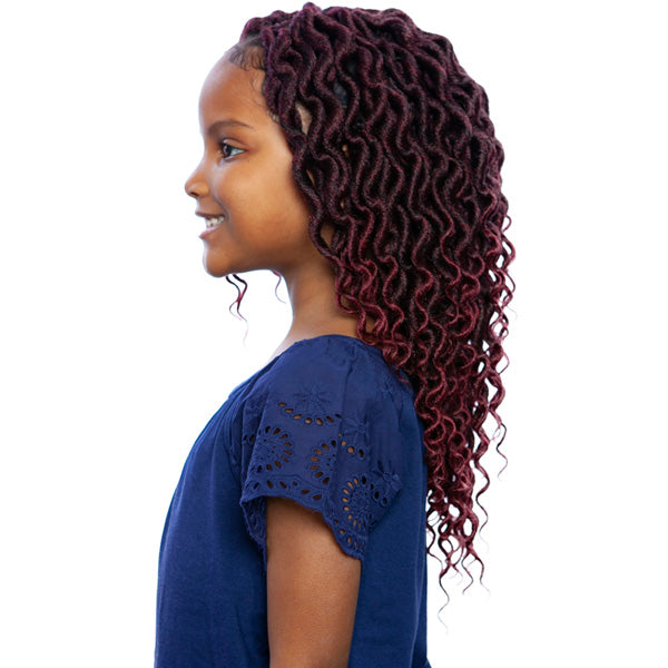 Mane Concept Afri Naptural Kids Locs Pre-Looped Crochet Braid - KLOC03 GIGI RIPPLE FAUX LOCS