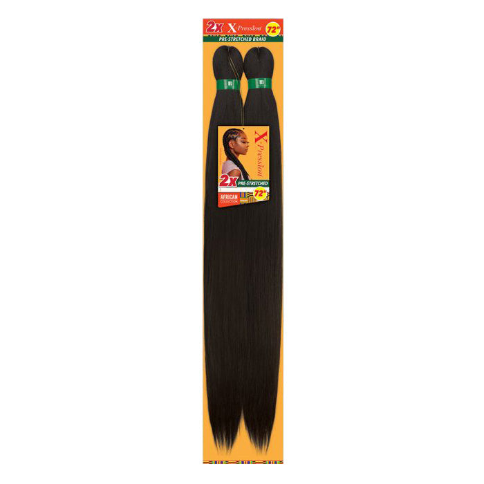 Sensationnel X-Pression Braids - 2X PRE-STRETCHED BRAID 72"