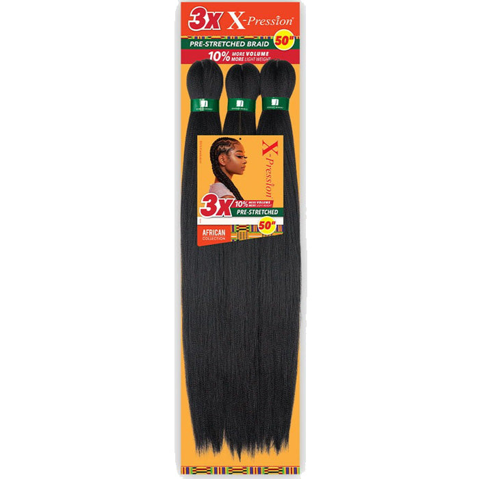 Sensationnel African Collection X-Pression Braid - 3X PRE-STRETCHED 50"