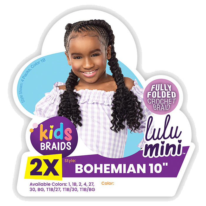 Sensationnel Lulu Mini Kids 2X Crochet Braid - BOHEMIAN 10