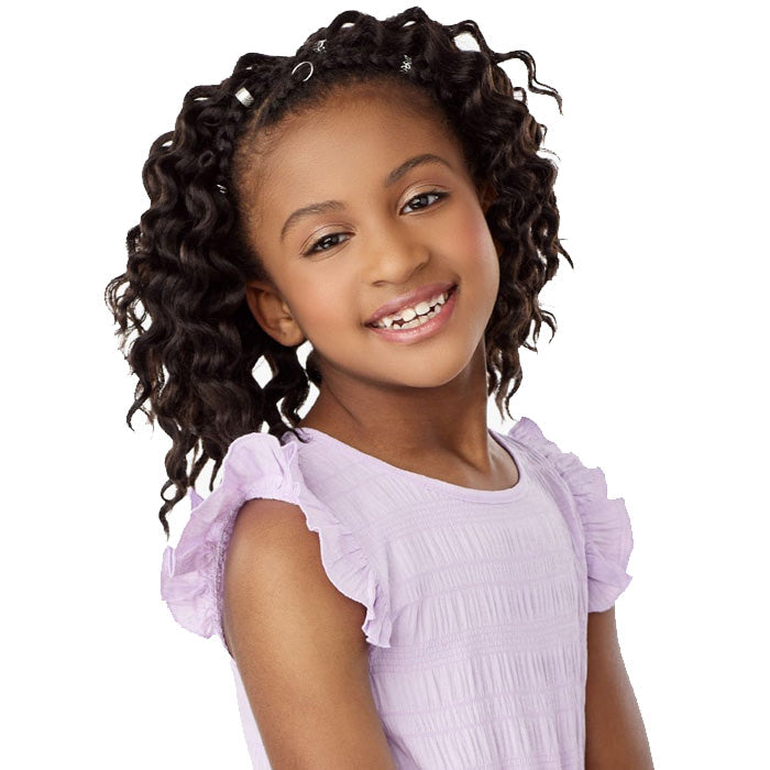 Sensationnel Kids Braids Lulu Mini Pre-looped Crochet Braids - 2X BRAID OUT 8
