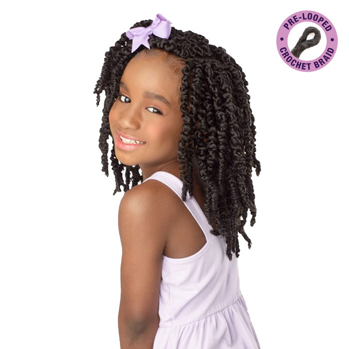 Sensationnel Lulu Mini Kids Pre-Looped Crochet Braid - CANDY TWIST 8" 2X