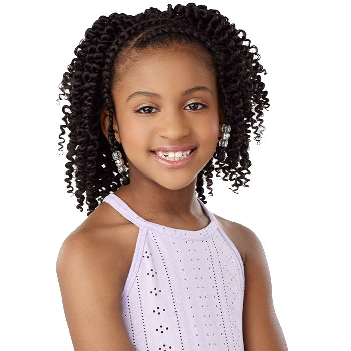Sensationnel Kids Braids Lulu Mini Pre-looped Crochet Braids - 2X WAND TWIST 7