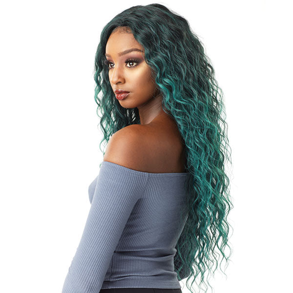 Sensationnel Empress Natural Center Part Synthetic Lace Front Wig ANYA
