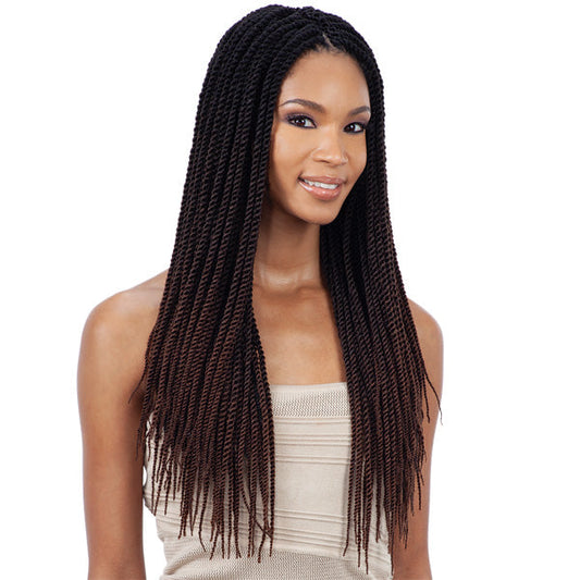 Mayde Beauty Pre-Looped Crochet Braid - 3X SENEGAL TWIST 14-20"