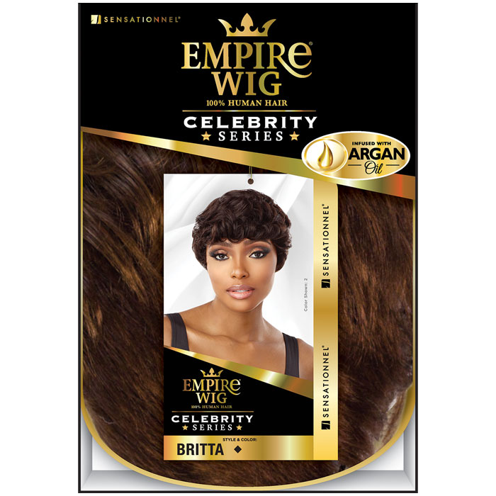 Sensationnel Empire Wig 100% Human Hair Wig - BRITTA