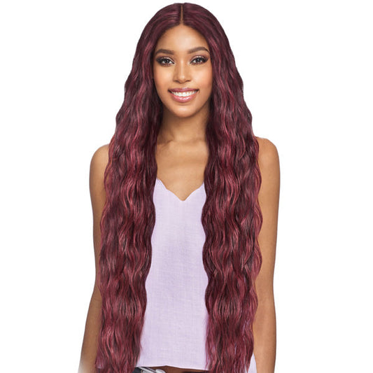 Vanessa Tops Synthetic Deep Middle Lace Part Swissilk Lace Front Wig - TOPS DM SHANI 38