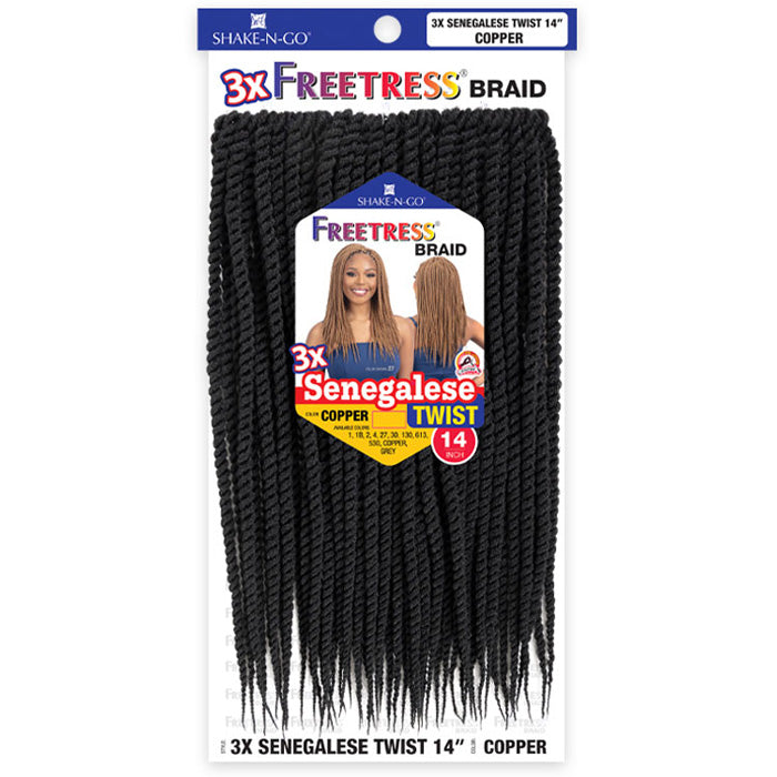 Freetress Crochet Pre-Looped Twist Braid - 3X SENEGALESE TWIST (14"/18")