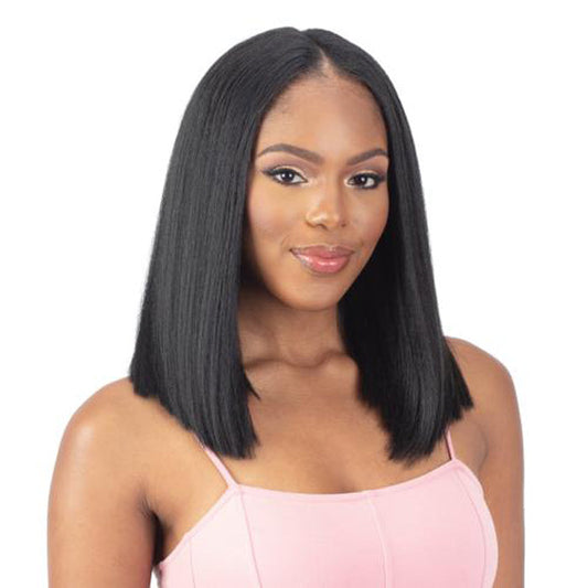 Shake-N-Go Organique U-Part Wig - NATURAL YAKY STRAIGHT 14"
