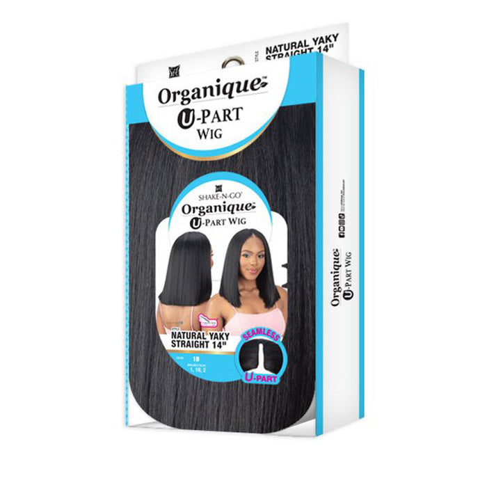 Shake-N-Go Organique U-Part Wig - NATURAL YAKY STRAIGHT 14"