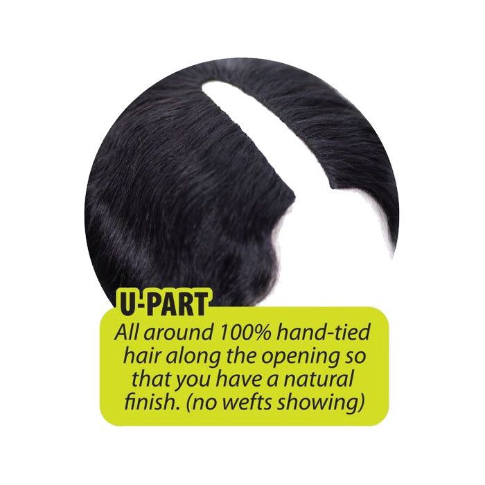 Shake N Go Naked 100% Human Hair U Part Wig - TRU BODY WAVE