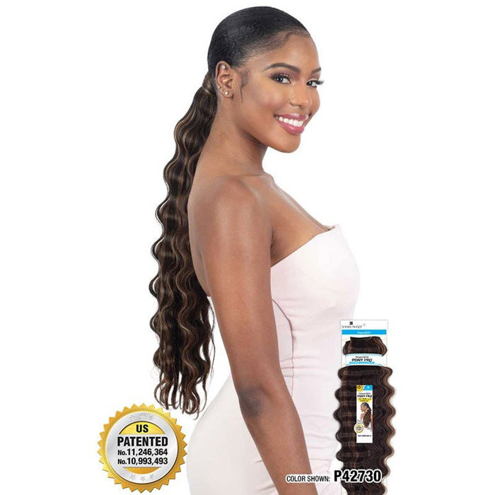 Shake N Go Organique Pony Pro Ponytail - WAVY CRIMP CURL 22"