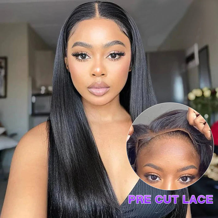 2Wigs = $189 | 8x5 Glueless Straight Wig + Body Wave Wig With Bangs