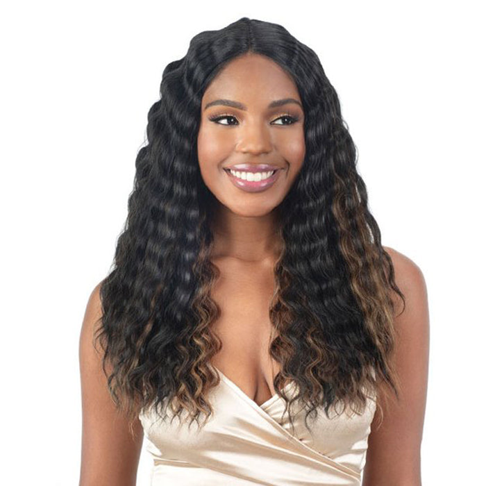 Shake N Go Legacy Human Hair Blend Lace Front Wig - FLUTTER