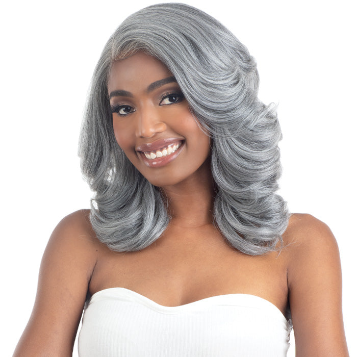 Shake N Go Snatched Glueless HD Lace Front Wig - ROLLER SET