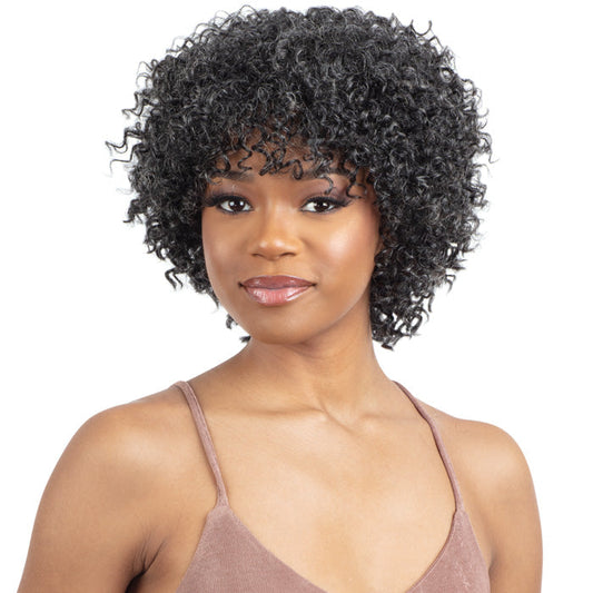 Shake N Go Golden Curl Wig GINA - 100% Human Hair