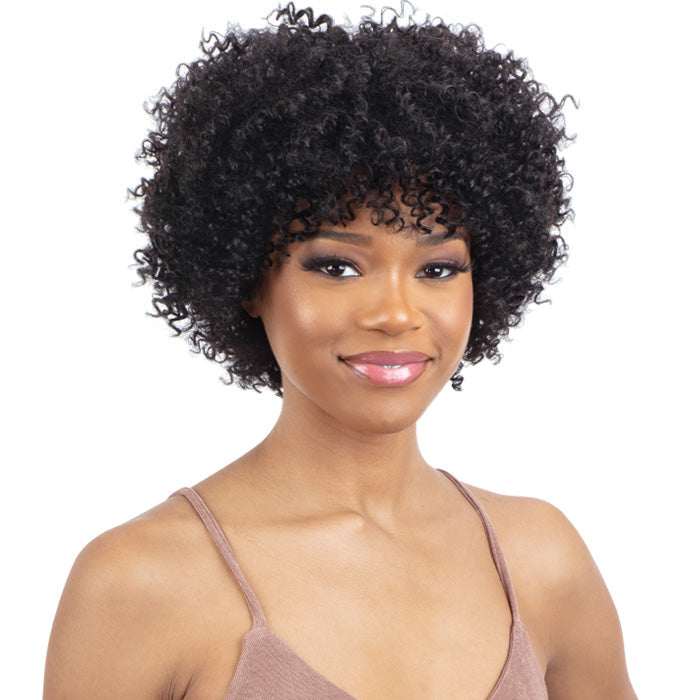 Shake N Go Golden Curl Wig GINA - 100% Human Hair