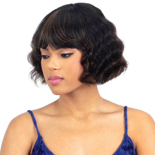 Shake N Go Naked Brazilian Natural 100% Human Hair Premium Full Wig - LUCA