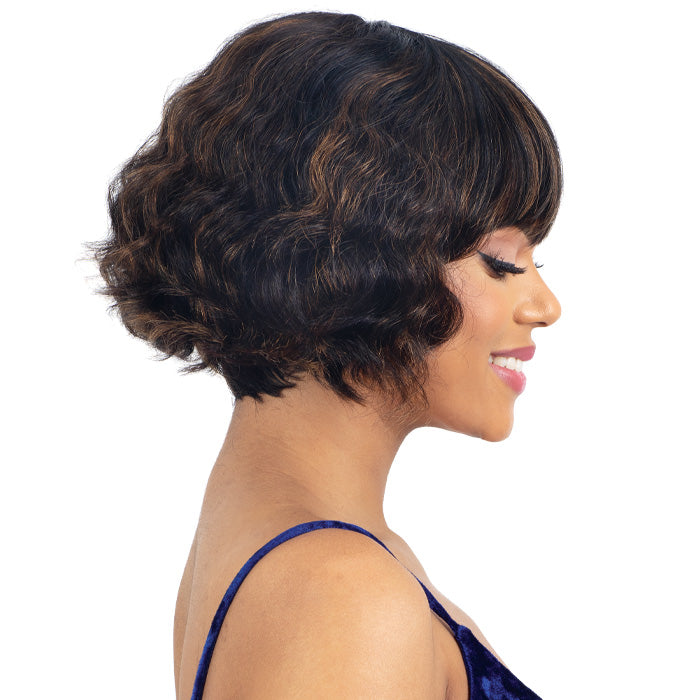 Shake N Go Naked Brazilian Natural 100% Human Hair Premium Full Wig - LUCA