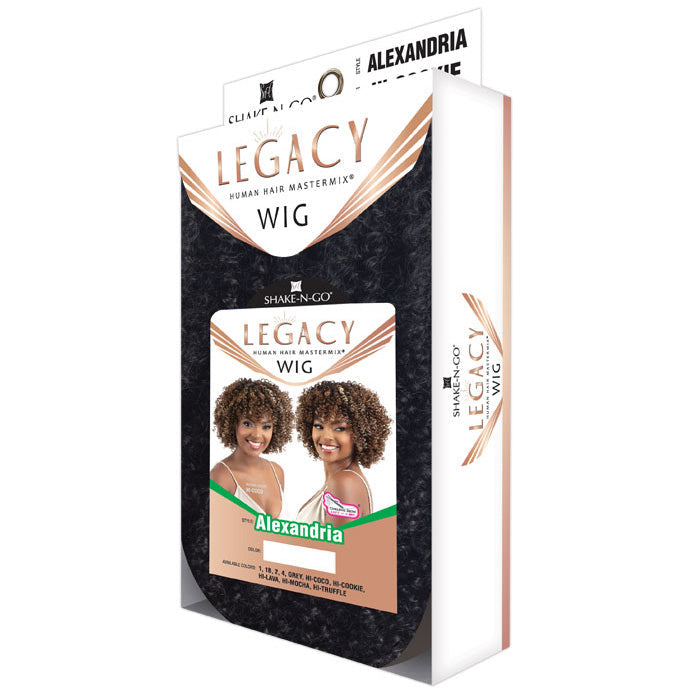 Shake N Go Legacy Human Hair Mastermix Full Wig - ALEXANDRIA