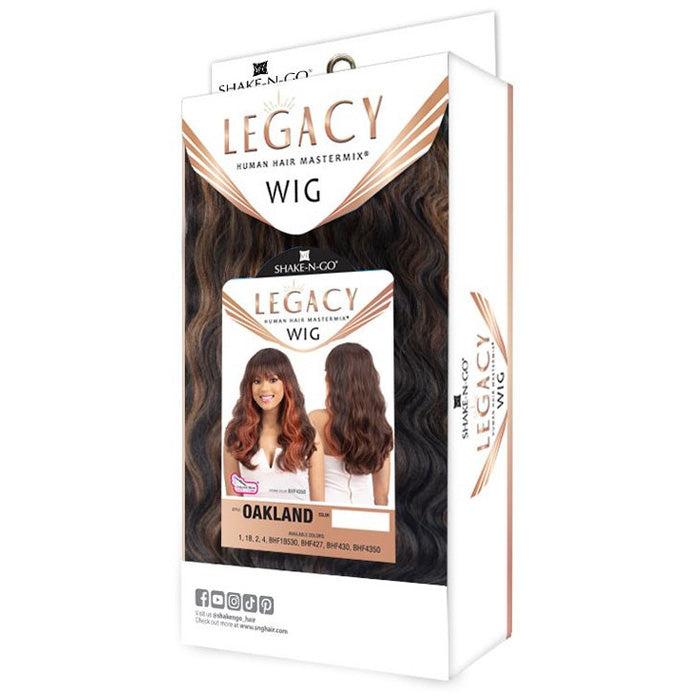 Shake N Go Legacy Human Hair Blend Lace Front Wig - OAKLAND