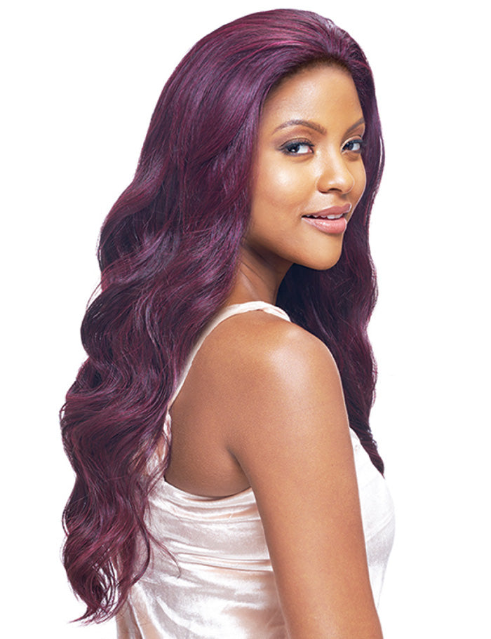 Vanessa Honey-2 Brazilian Human Hair Blend Swissilk Lace Front Wig T2HB TAGUS