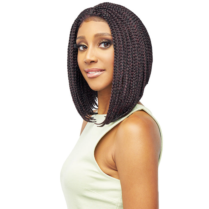 Vanessa Designer Lace Top Braid V-Line HD Lace Front Wig - TBV BOXY 16