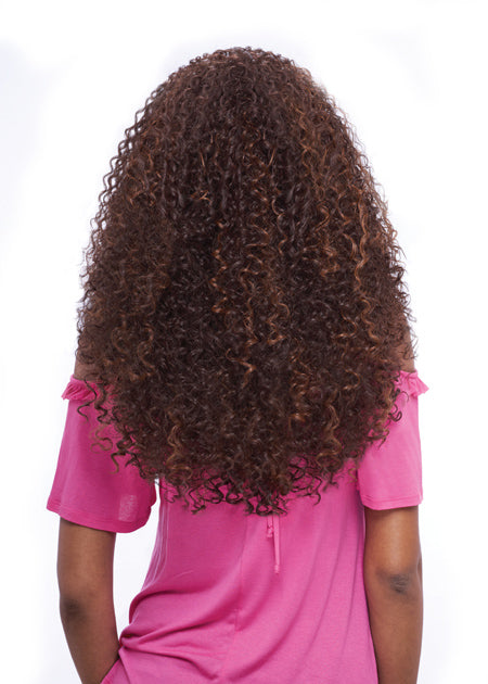 Vanessa Honey Brazilian Human Hair Blend Lace Front Wig THB FLEKO