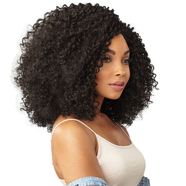 Sensationnel Empress Curls Kinks & CO Synthetic Textured Lace Front Wig RULE BREAKER