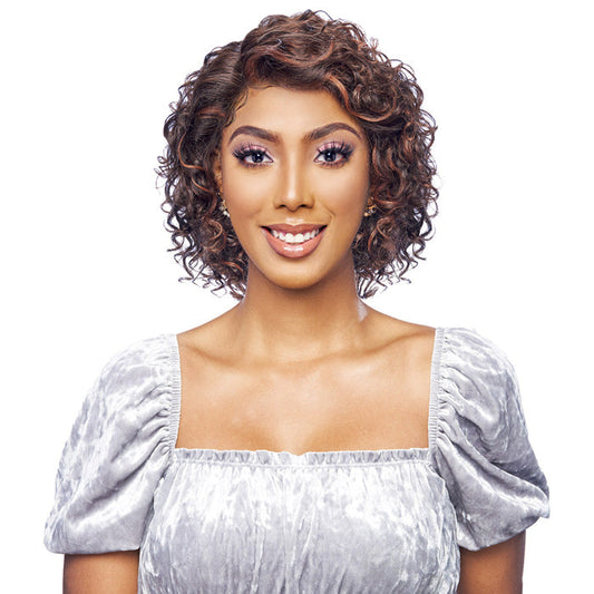 Vanessa 100% Brazilian Human Hair Hand Tied Swissilk Lace Front Wig - TJH RUBIS