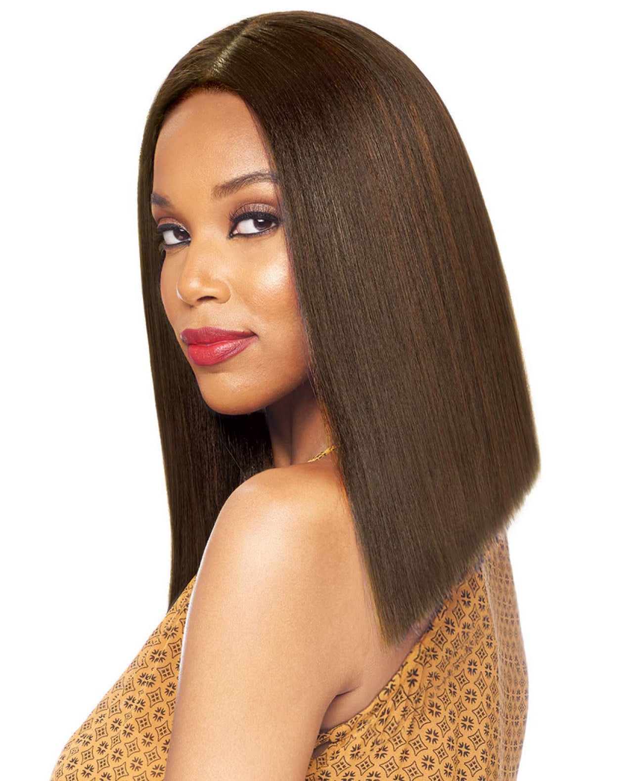 Vanessa Tops V-Line Middle Lace Part Swissilk Lace Front Wig TOPS VM CLEO
