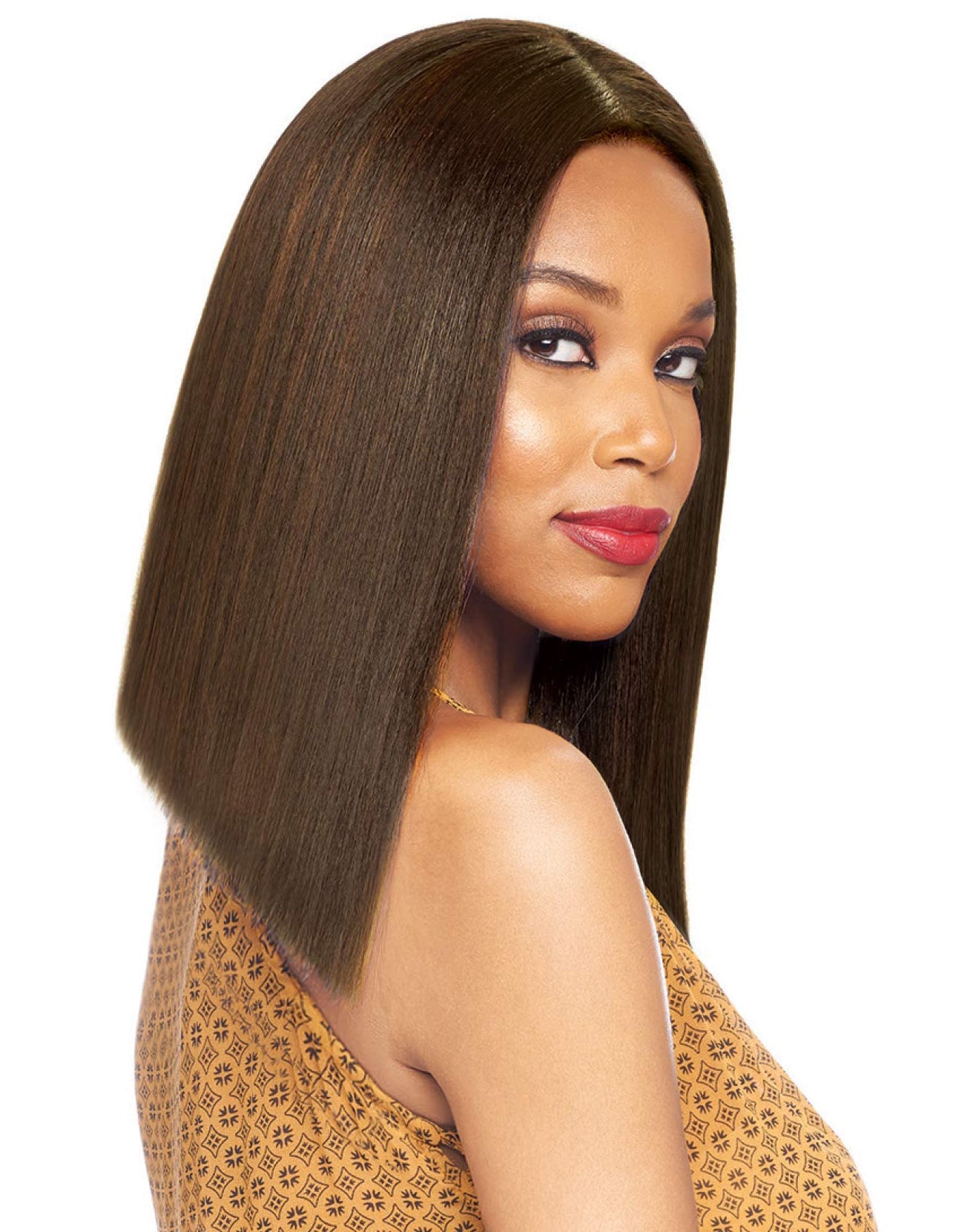 Vanessa Tops V-Line Middle Lace Part Swissilk Lace Front Wig TOPS VM CLEO