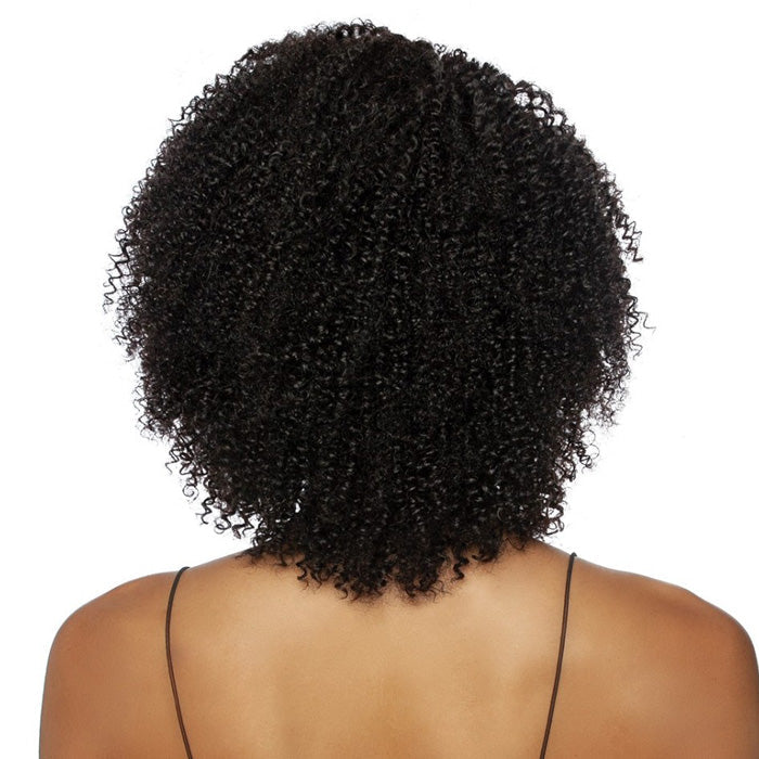 Mane Concept 100% Unprocessed Human Hair HD Lace Front Wig - 13A AFRO CURLY 14