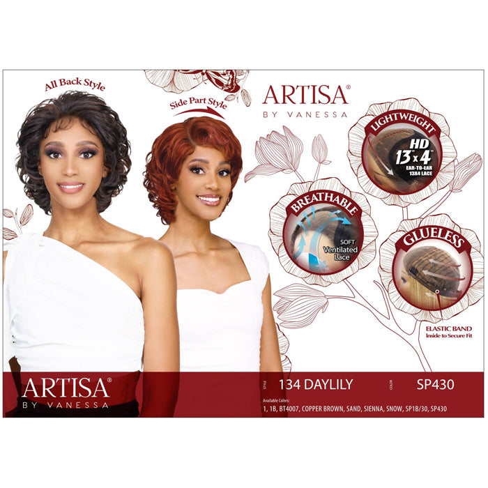 Vanessa Artisa Premium Glueless 13X4 HD Lace Front Wig - 134 DAYLILY