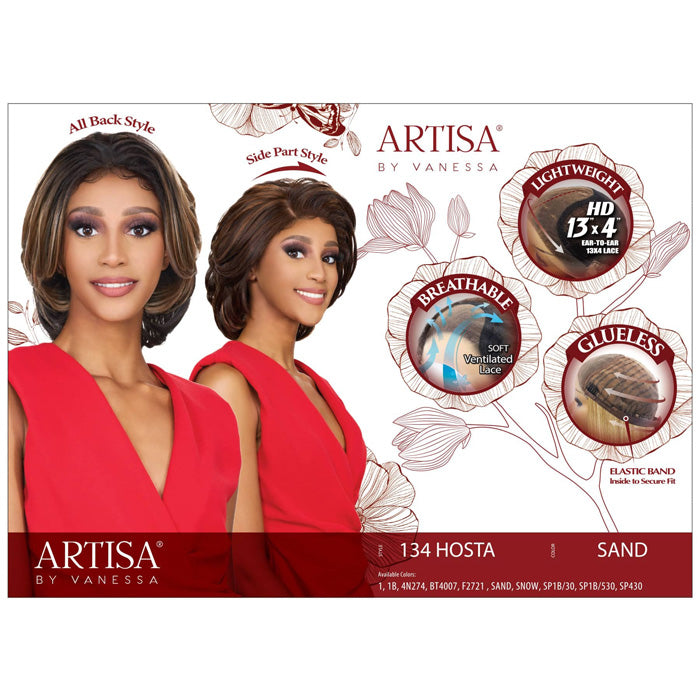Vanessa Artisa Glueless 13x4 HD Lace Front Wig - 134 HOSTA