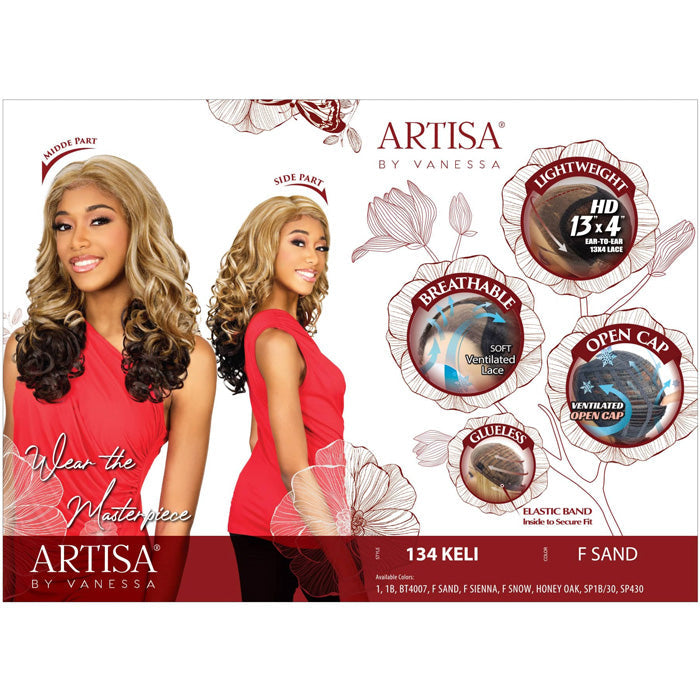 Vanessa Artisa Glueless 13x4 HD Lace Front Wig - 134 KELI