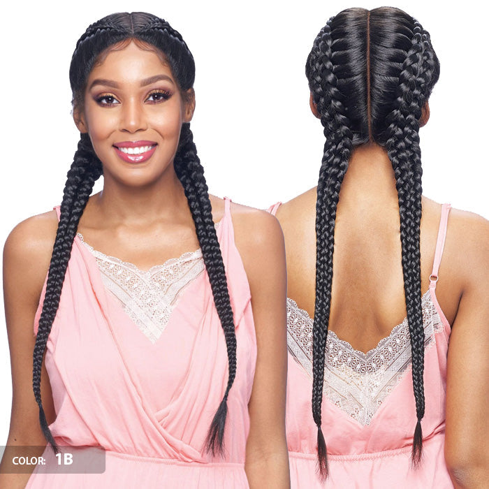 Vanessa Designer Lace Tops Braid Deep Lace Front Wig - TBD APACHE