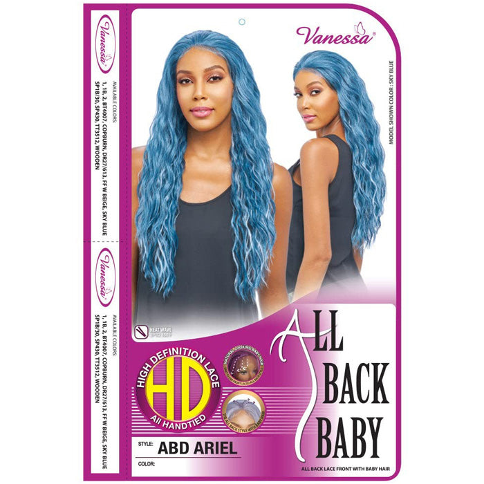 Vanessa All Back Baby HD Lace Front Wig - ABD ARIEL