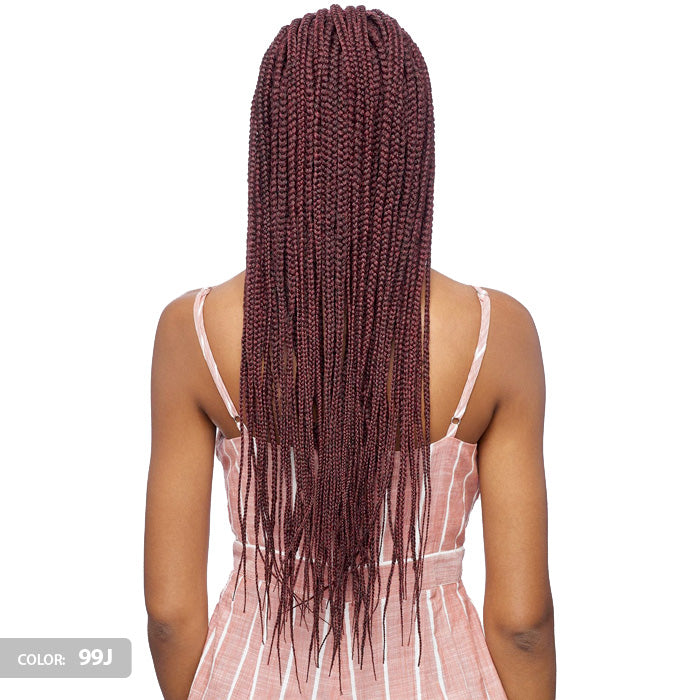 Vanessa Designer Lace Tops Diagonal Braid Swiss Lace Front Wig - BOXY 34