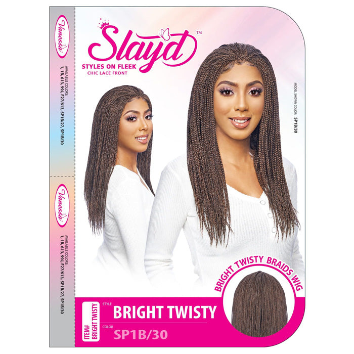 Vanessa Slayd Braided Twisty Braids Lace Front Wig - BRIGHT TWISTY