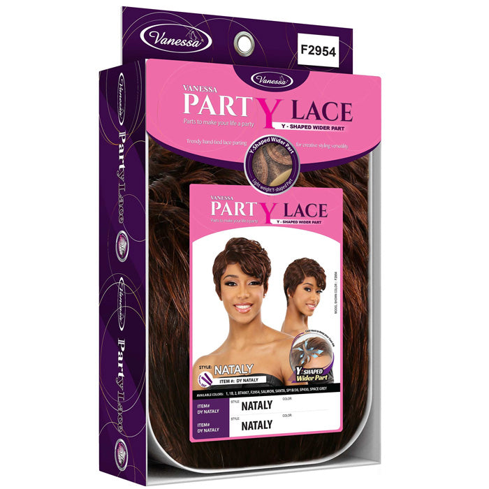 Vanessa PartY Lace Y-Shaped Lace Part Wig - NATALY