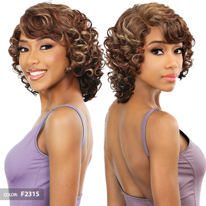 Vanessa PartY Lace Y-Shaped Wider Part Lace Wig - RAVEN