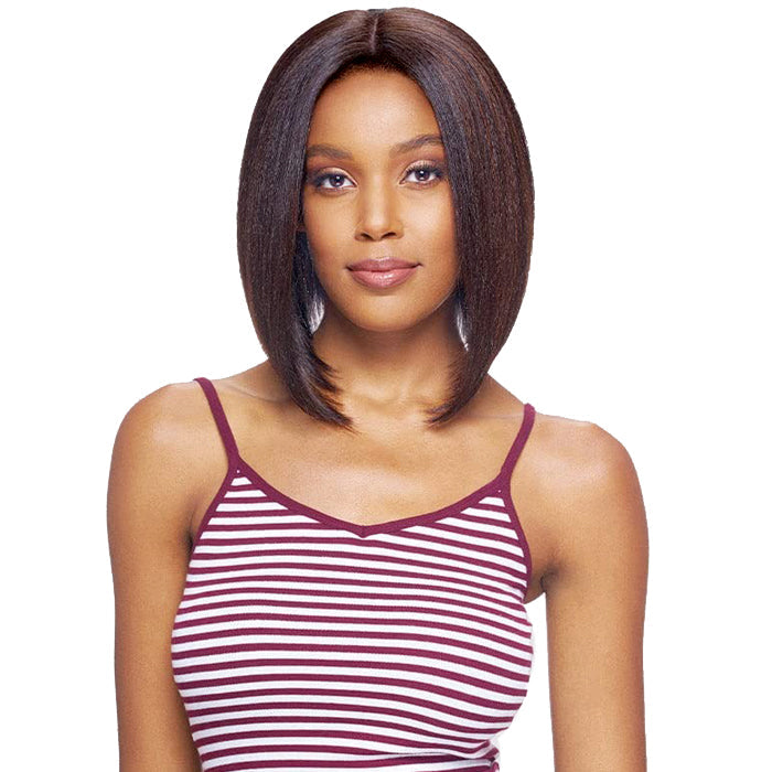 Vanessa Tops V-Line Middle Swissilk Lace Part Wig - EMIK