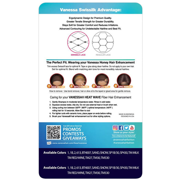 Vanessa Top Lace Super Middle Lace Part Wig - EMIKA