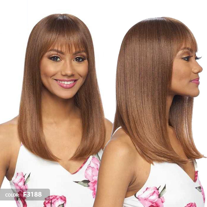 Vanessa Tops Slim Bang Swissilk Lace Front Wig - TBANG EXOH